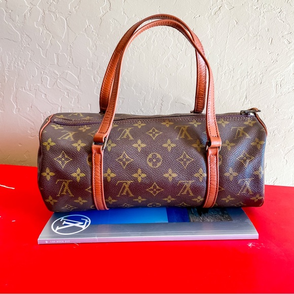 Authentic Louis Vuitton Monogram Papillon 30 Hand Bag Vintage LV Purse Pre-Loved - Picture 2 of 14